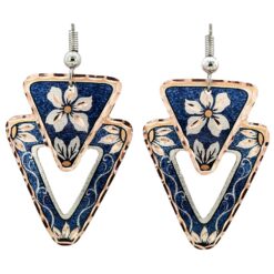 Triangle Daisies Earrings