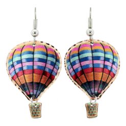 Handmade Hot Air Balloon Earrings