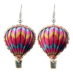 Dangle Hot Air Balloon Earrings