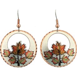 Maple Leaves Earrings Handmade in Autumn Colors