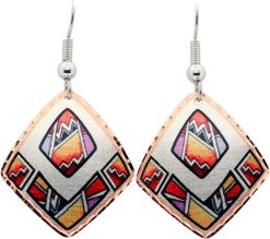 Diamond Shape Native American Earrings