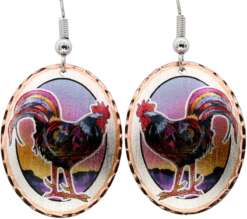 Rooster Earrings