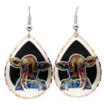 Cow Earrings, Farm Animal Jewelry