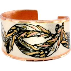 Copper Feather Rings