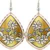 Daisy Flower Copper Earrings Daisy Flower Copper Earrings