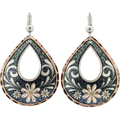 Teardrop Flower Earrings