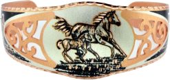 Horse and Foal Bracelet Filigree Inspired
