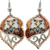 Native American Eagle Filigree Earrings, Designed by Lynn Bean