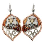 Filigree Native American Eagle Earrings