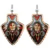Arrowhead Indian Chief Earrings