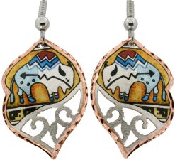 Cutout Native Buffalo Earrings