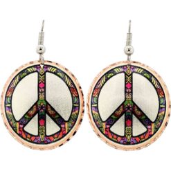 Handmade Peace Sign Earrings