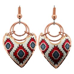 Southwest Native American Handmade with Copper Rings