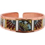 Native Feather Art Copper Rings