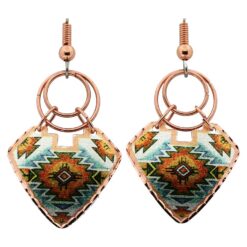 Native American Earrings Handmade in Wire Jewelry Style