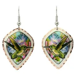 Colorful Hummingbird Earrings