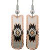 Rectangular Native American Earrings