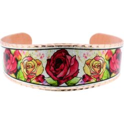 Beautiful Red and Yellow Roses Bracelet