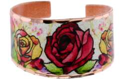 Red and Yellow Roses Handmade Rings