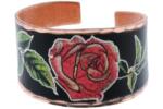 Red Rose Rings with Black Background