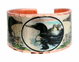 Copper Loon Ring, Handcrafted Jewelry