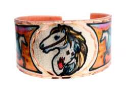 Painted Pony Copper Rings