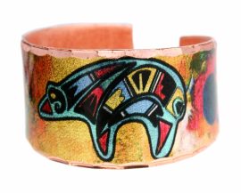 Southwest Native Bear Copper Ring