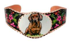 Dog Jewelry Tan Color Dachshund Bracelets