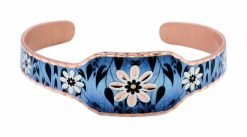Blue Background Flower Bracelets