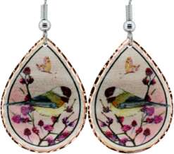 Chickadee Bird Earrings
