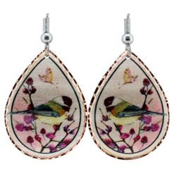 Bird Jewelry, Chickadee Earrings