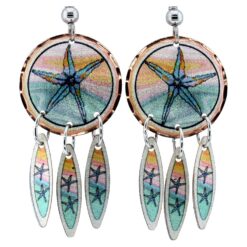 Dangle Sea-star Earrings