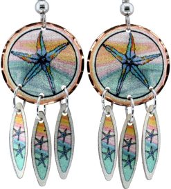 Coastal Florida Sea-star Earrings