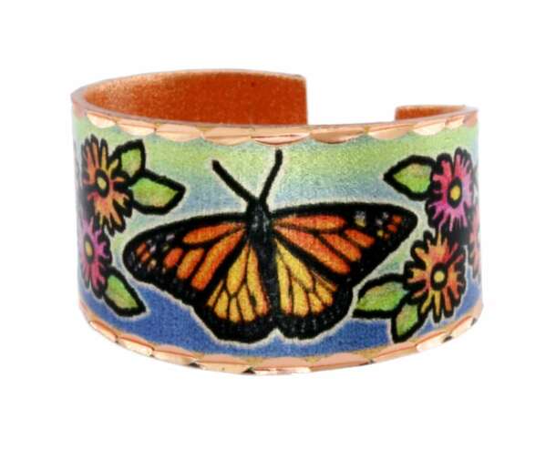 Colorful Monarch Butterfly Rings