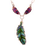 Copper Feather Necklace