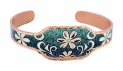 Green Background Flower Bracelets