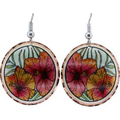 Jo Lynch Designed Hibiscus Earrings