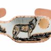 Howling Wolf Cuff Bracelet