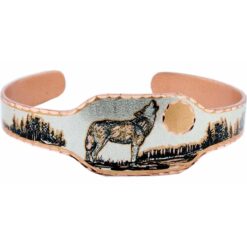 Cuff Bracelets Handmade in Wolf Design