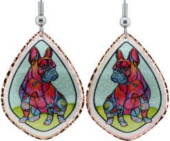 Bulldog Earrings