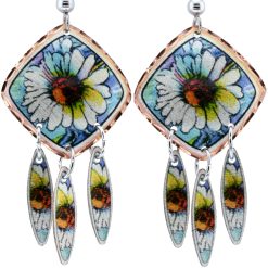 Daisy Flower Earrings Designed by Jo Lynch