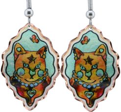 Whimsical Cat Earrings