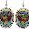 Whimsical Lab Dog Earrings Designed by Jo Lynch