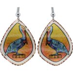 Whimsical Pelican Earrings
