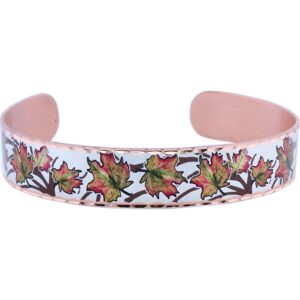 Maple Leaf Cuff Bracelet - Handmade Jewelry Guide to Retention Marketing Vibrant maple leaf cuff bracelets featured in our handmade jewelry guide to retention marketing.
