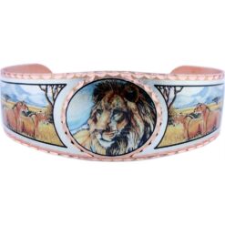 Lion Bracelets Handmade in Africa Scene