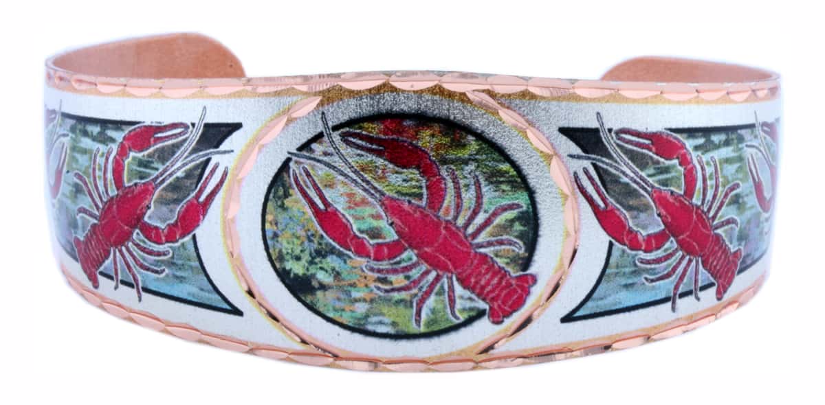 Louisiana Crawfish Copper Bracelet Louisiana Crawfish Copper Bracelet