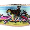 Colorful Indian Warrior & Buffalo Copper Bracelets