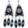 Dangle Handmade Flower Copper Earrings