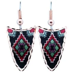 Native Indian Star Earrings